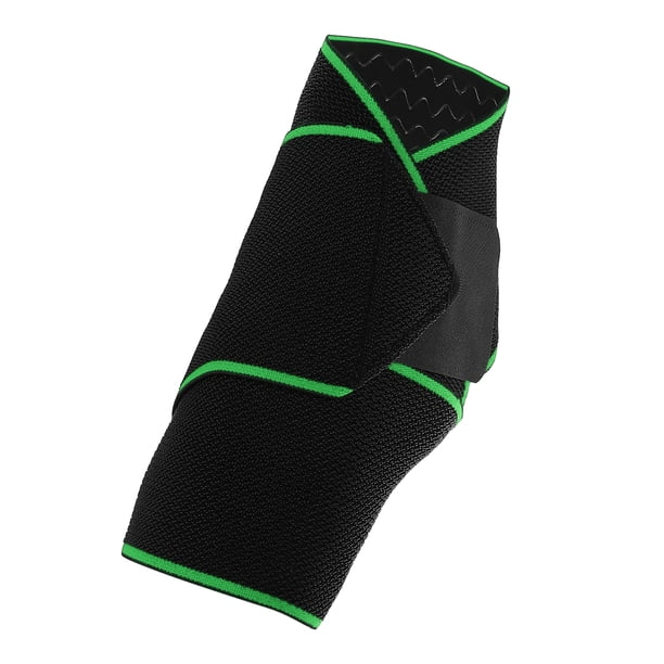 1 Par Tobillo Compresión Manga Calcetines, para Hombre Mujer, Verde Negro
