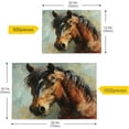 thumbnail image 5 of FREEAMG Oil Painting Horse Puzzle 1000 Pieces - Wooden Jigsaw Puzzles for Family Games - Suitable for Teenagers and Adults, 29.5"x19.7", 5 of 7