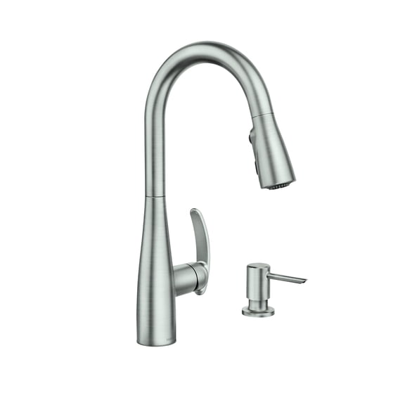 Moen Reyes One-Handle High Arc Pulldown Kitchen Faucet, Spot Resist Stainless