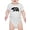 White, variant on "Little" Bear Silhouette. Infant Bodysuit, Newborn