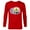 New Red, variant on Disney PIXAR Inside Out Retro Holiday - Long Sleeve T-Shirt for Men - Customized-White