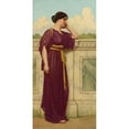 thumbnail image 2 of John William Godward 11x18 Gold Ornate Wood Frame and Double Matted Museum Art Print Titled - Soft Falls the Eventide (1916), 2 of 4