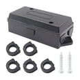 thumbnail image 1 of Weatherproof 7 Pole Cord Connection Box 7 Way Electrical Trailer Junction Box 7 Gang Trailer Wire Harness Junction Box, 1 of 6