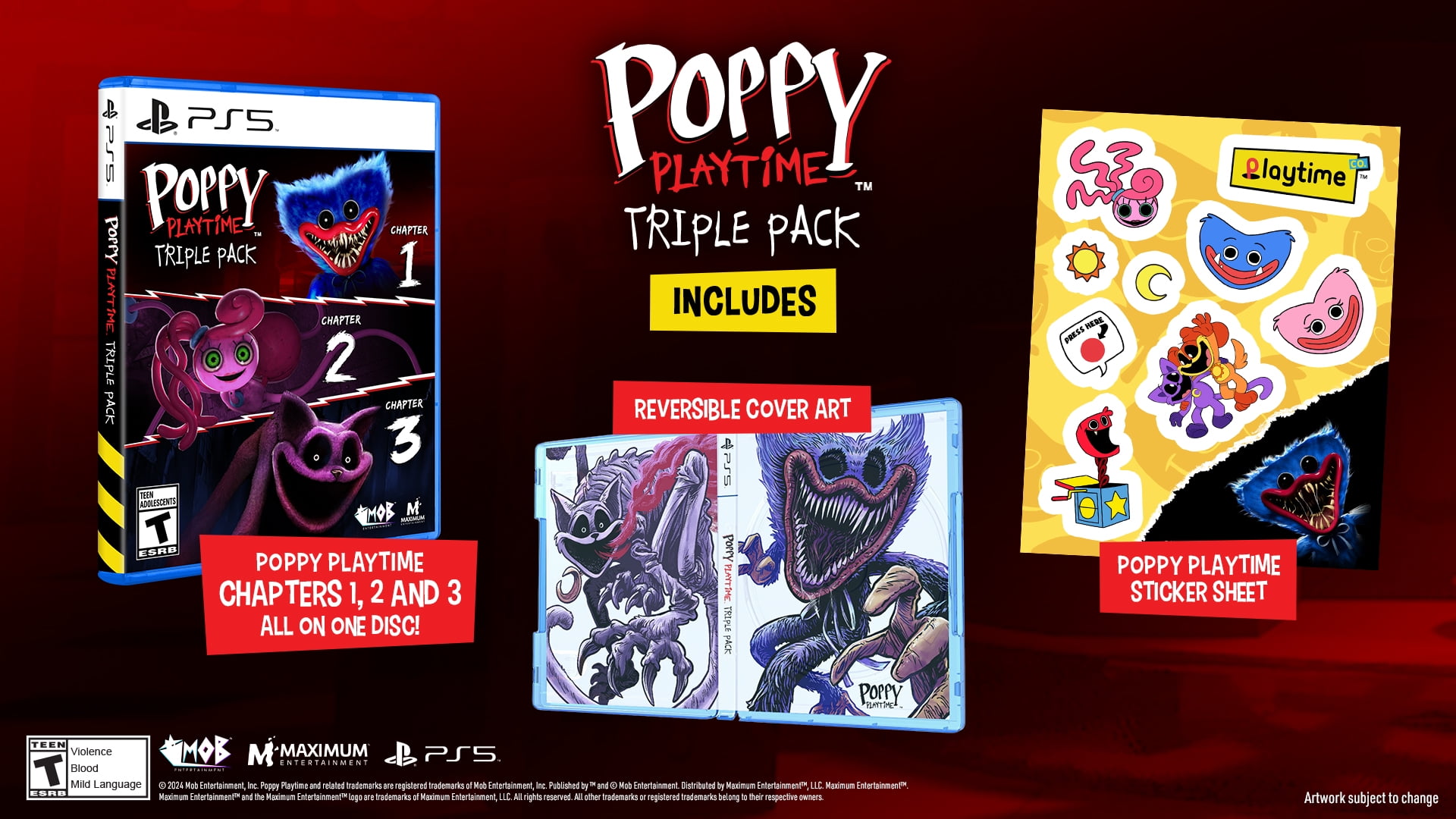 Poppy Playtime Triple Pack, PlayStation 5