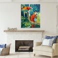 thumbnail image 2 of Stupell Industries Tropical Parrots in Jungle Animals & Insects Painting Gallery Wrapped Canvas Print Wall Art, 36 x 48, 2 of 7