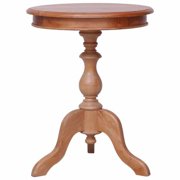 Hallway Mahogany Round Side Table 20"