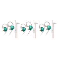 thumbnail image 4 of Sidaley AK6 PLUS Auriculares con cable Jack de 3,5 mm Auriculares con cable desmontable dinámico Auriculares portátiles para correr Cyan con Type1 NO1, 4 of 6