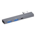 thumbnail image 1 of CNKOO Hub de Transfert USB 3.0 Portable 3 en 1 Séparateur USB Compact Expandeur USB3.0 USB2.0 Type C, 1 of 7
