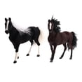thumbnail image 1 of 2 Piezas de Juguete de Blandos Macarena Modelo de Caballo de Sangre de Felpa Coleccionable Simulación Caballo de juguete, 1 of 8