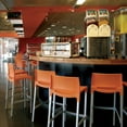 thumbnail image 4 of Compamia Gio 29.5" Outdoor Bar Stool in Orange, 4 of 5