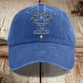 thumbnail image 2 of Women's Vintage Washed Denim Printed Baseball Cap The Hat, 2 of 3