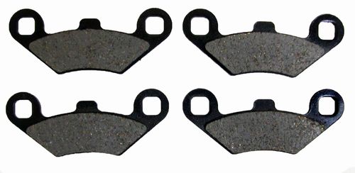 Front Rear Middle Brake Pads for Polaris Big Boss 6X6 500 1998 1999