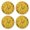 Pattern Of Tulips, variant on Vzayyk 4Pack Wooden Coasters With Cork Base Heat-Resistant Drink For Home Office Restaurant Pattern Of Tulips