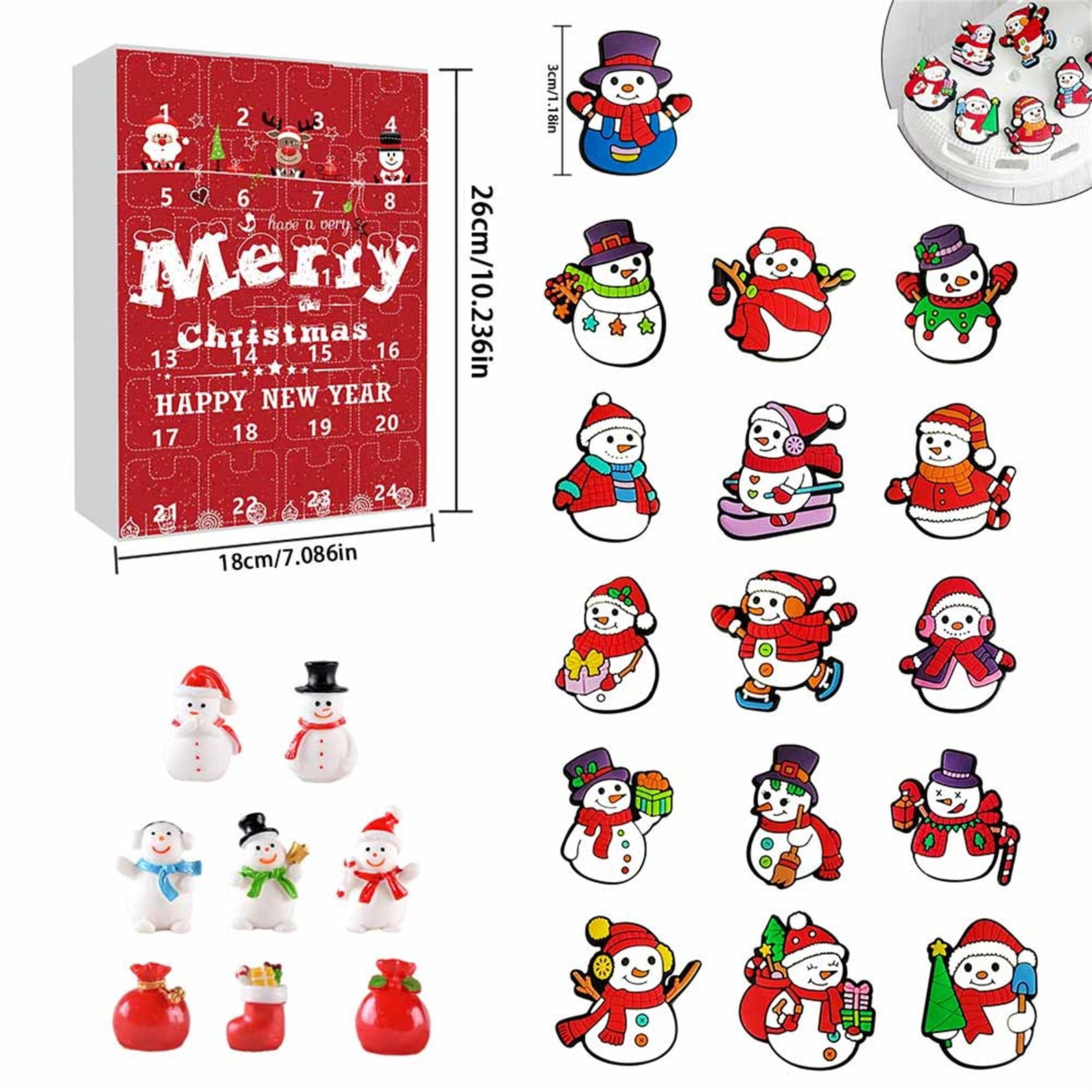Christmas Decorations Clearance!! 24Christmas Advent Calendar Contains