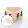 thumbnail image 4 of Fondo de madera de 12 piezas para bolsa de tejer, base de inserción de bolso de 10cm Yuyangstore Almohadilla inferior Love Knitting, 4 of 8