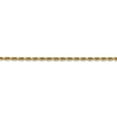 thumbnail image 3 of Solid 14K 2.25mm Diamond Cut Quadruple Rope Chain Bracelet / Anklet, 3 of 3