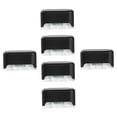 thumbnail image 4 of Minkissy 6Pcs Solar Deck Lights Abs Black Shell Warm Light for Courtyard Lighting Ip65 Waterproof, 4 of 7