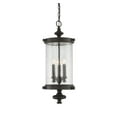 thumbnail image 2 of Palmer 3-Light Outdoor Hanging Lantern in Walnut Patina, 2 of 4