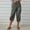 Dark Gray, variant on Wensltd Summer Wide Leg Capris for Women Elastic Waist Women Pant with Pockets