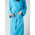 thumbnail image 5 of SULTAN'S GEM Lightweight Hooded Cotton Robe for Men and Women, Turkish Cotton Bathrobe, Unisex Dressing Gown, 5 of 11