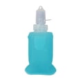 thumbnail image 1 of Botella de agua plegable de TPU reutilizable para ciclismo, camping, escalada, senderismo y Azul 100 ml, 1 of 8