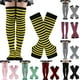 thumbnail image 3 of Dropshipping Women Girls Striped Over Knee High Socks Set Women Girls Christmas Arm Sleeve Gloves Cute Plus Size Warm Knee Socks, 3 of 4