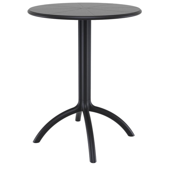 Round Bistro Table Black