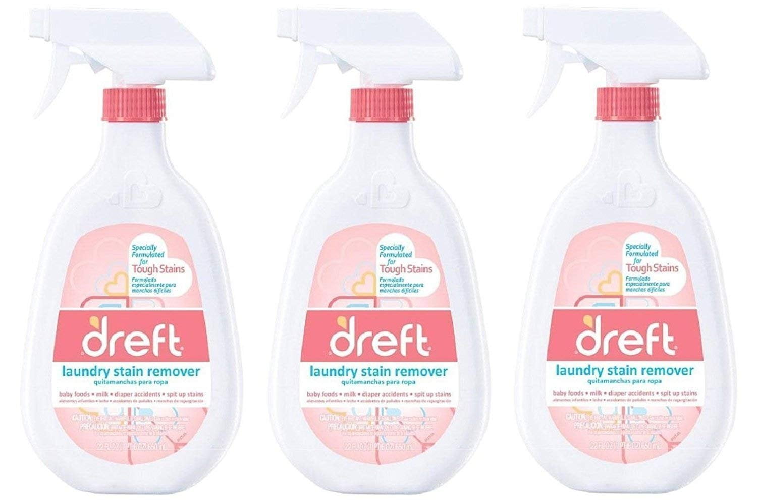 Dreft Laundry Stain Remover, 22 Oz (Pack of 3)