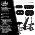 thumbnail image 2 of Banco Multifuncional 6 en 1+Set de Barras Mancuernas 110Lbs negro M Xtreme Life DPCTDT000000, 2 of 9