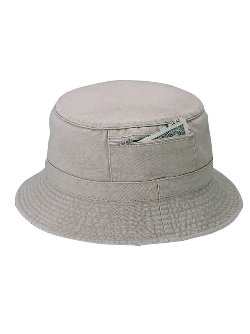 ZIPPER POCKET BUCKET HAT 