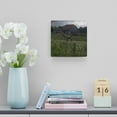 thumbnail image 6 of U R There Photography Newark Road Tilted Grey I Rustic Farmhouse Acrylic Analog Wall Clock, 6 of 6