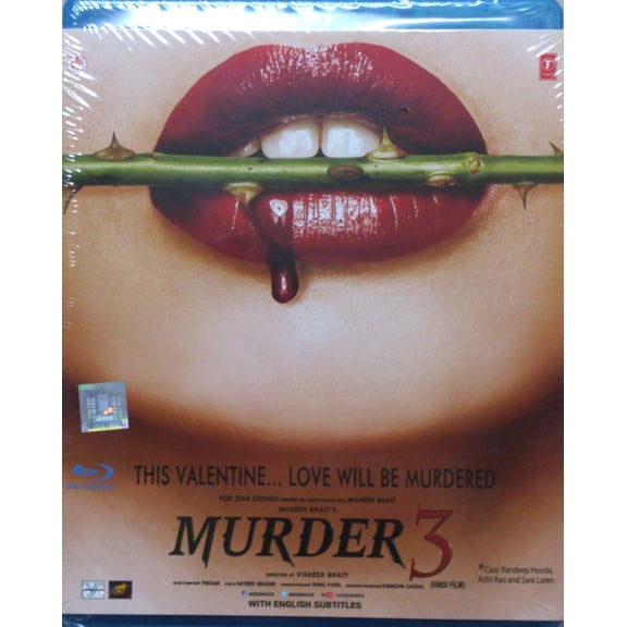 Murder 3 Bollywood Movie Blu-ray