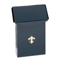 thumbnail image 5 of Solar Group Vertical Mailbox - Wall Mount, Weather-Resistant Metal - Black — Home & Garage Storage, Stackable Design, 5 of 6