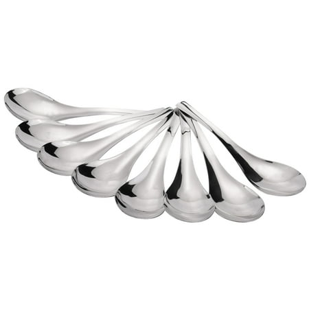 

8 Pack Soup Spoons Stainless Steel Soup Spoons Thick Heavy-Weight Table Spoons