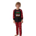thumbnail image 2 of Penkiiy Pyjamas de Noël pour Famille Ensemble de Pjs Assortis, Pyjamas de Noël à Carreaux Rouges pour Femmes Hommes Enfants Rouge 2-3 Ans, 2 of 5