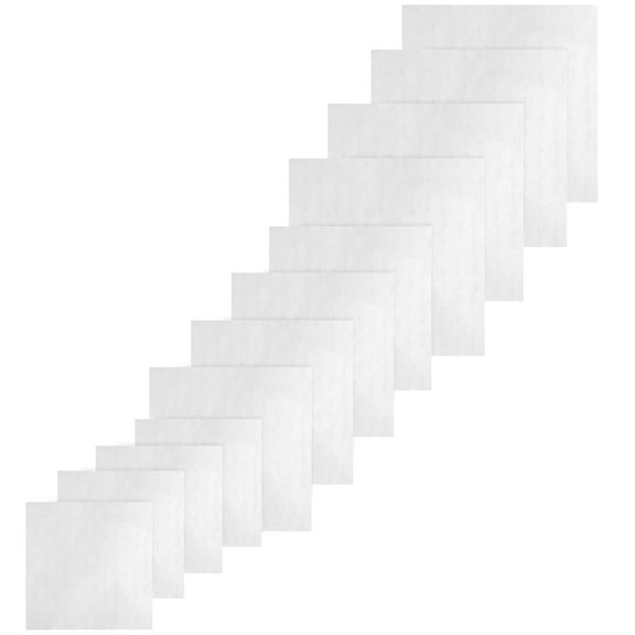 White Cotton Embroidery Fabric for Cross Sewing Crafts Large Design 12 Sheets