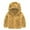 Coffee, variant on Toddler Boys Girls Hooded Teddy Coat, Warm Jacket with Bear Ears, Solid Color, Zip-up Outwear