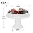 thumbnail image 4 of 4 Pcs Round White Knobs for Kitchen Cabinet Cupboard Dresser Bookcase Santa Claus Drawer Pulls Handles Home Decor, 4 of 8