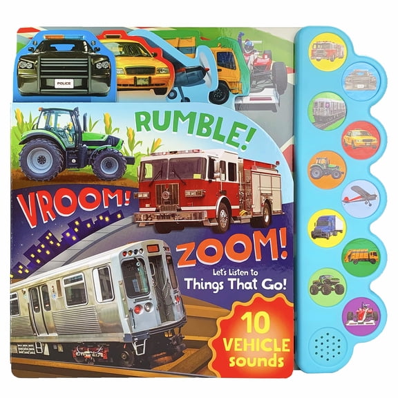 Pre-Owned Rumble! Vroom! Zoom!: Let's Listen to Things That Go! (Board book) 1680526812 9781680526813