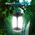 thumbnail image 5 of 2 Pack Solar Powered Camping Lantern, 1000 Lumen 15H Rechargeable LED Lanterns(2PCS), 5 of 5