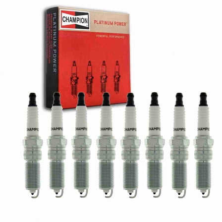 8 pc Champion 3470 Platinum Spark Plugs for RE14PMC5 Ignition Wire Secondary