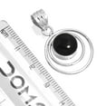 thumbnail image 2 of Natural Black Onyx Pendant 925 Sterling Silver Handmade Jewelry, 2 of 3