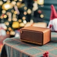 thumbnail image 2 of Edifier MP230 Portable Bluetooth Speaker, Wireless Speaker with Stereo Sound for Outdoor Travel, 10-Hour Playtime, Supports USB Soundcard/Micro SD, 20W RMS - Classic Wooden, 2 of 8