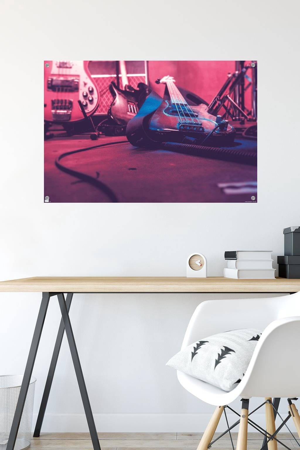 Guitar Close-Up Wall Poster with Pushpins, 22.375" x 34"