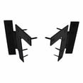 thumbnail image 5 of Renovators Supply Black Cabinet Hinges 4.5 in HL Offset Hinge Pair Left and Right Wrought Iron Kitchen Cabinet Hinge w/Hardware, 5 of 6