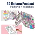 thumbnail image 2 of Muyoka Juego de rompecabezas para colorear en 3D, paquete de 24 rompecabezas con 10 rotuladores, pintura para colorear de arte, rompecabezas 3D para niños de 7 8 9 10 11 12 años. Divertidos juguetes c Muyoka Hogar, 2 of 7