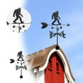 thumbnail image 2 of TERGAYEE Metal Weather Vane,Ape man Decoration Roof Weather Vane Garden Courtyard Decoration,for Roof Gardens,Garden Sheds,Homes,Fence Posts,Pergola,Greenhouse,Barn or Shed Weathervane 1pc,Black, 2 of 9