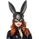 thumbnail image 1 of Disfraz de máscara de conejito para mujer Media máscara de conejo negro para Halloween Accesorio de mascarada de Pascua Sailing Electrónica, 1 of 5