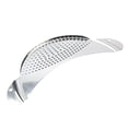 thumbnail image 1 of Stainless Steel Pan Pot Drainer Spaghetti Pasta Strainer Easy Draining Kitchen Tool (Silver), 1 of 9