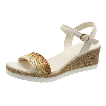 

Neuxse Women s Sandals Fashion Slides With Soft Leather Slippers For Summer